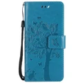 Case for Xiaomi Mi 6 Cartoon 3D Cat Tree Embossed WalletLeather Phone Bag Cover