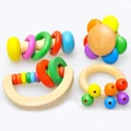 ?Baby hand bells toy Orff musical instruments wooden bed bells catching bells