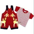 Kids boy jumpsuit set ( 2pcs ) Red