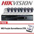 HIKVISION DS-7208HQHI-K1/E + 8 UNIT DS-2CE16D0T-IF Camera Packages