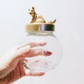 Animal lid glass jar