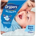 READY STOCK!!!Drypers Wee Wee Dry New Born <5kg 64P