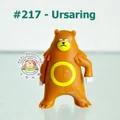 [217-Ursaring] Pokemon Pikachu Collective Figures Toy Doll Cake Topper
