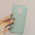 Soft colored half transparent case for Samsung Galaxy s5