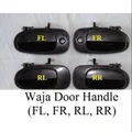 Door handle window black proton waja 1pc