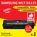 Samsung MLT-D111L / MLT-D111S Compatible Toner Cartridge For M2022 / M2022W