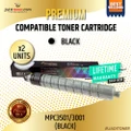 Compatible MPC3001 MPC3501 Black Toner Cartridge (2 Units)