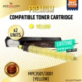 Compatible MPC3001 MPC3501 Yellow Toner Cartridge (2 Units)