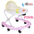 ?READY STOCK?Height Adjustable 6 Wheels Baby Walker Ride-on Toy +Toy