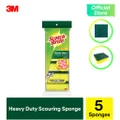 3M Scotch Brite Heavy Duty Scouring Sponge Bonus Pack (5 Pcs/Pack)