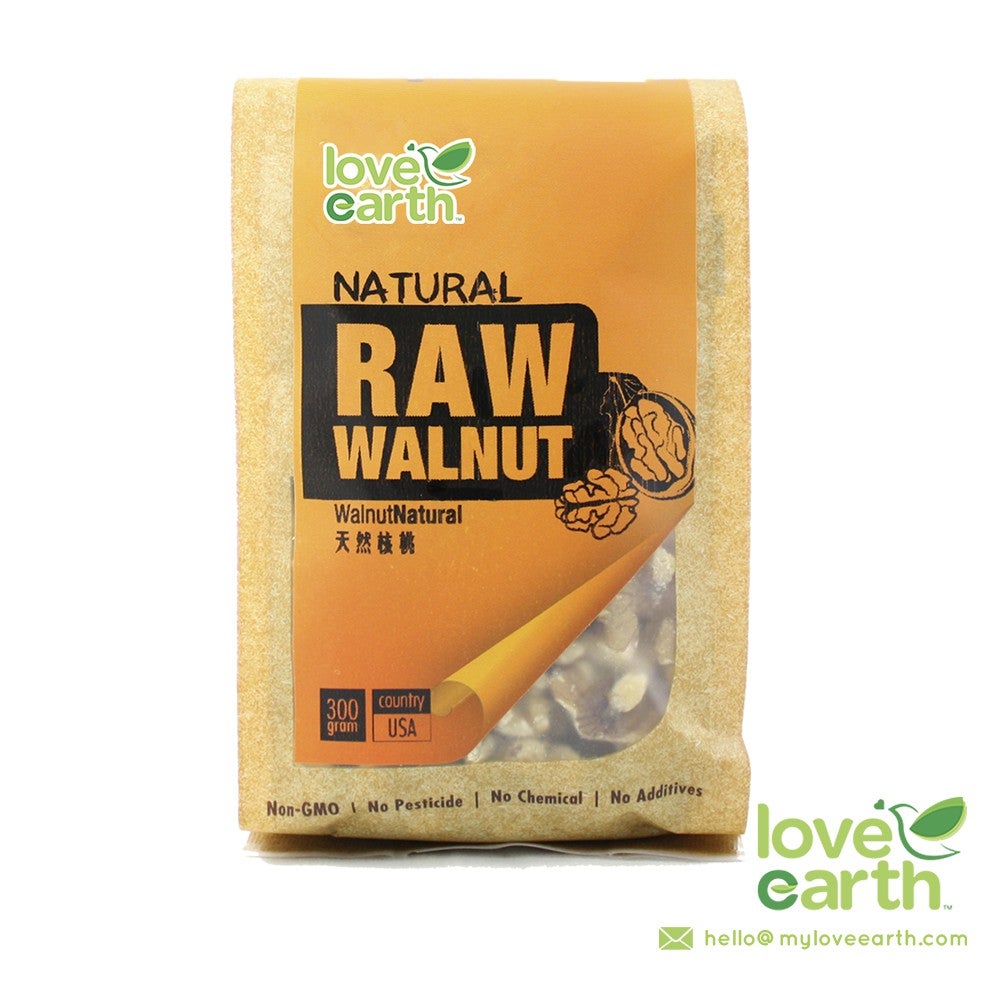 Love Earth Natural Raw Walnut 300g