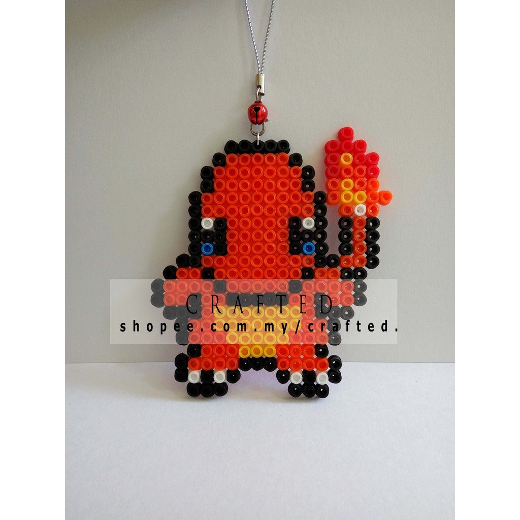 Pokemon Charmander Pixel Keychain
