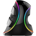 READY STOCK!!! Delux M618 Plus 3D RGB Gaming Vertical Mouse