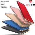 Huawei P10/P10Plus Protective Case 3 IN 1 Hard Back Cover With Tempered Glass