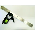 12" COMBINATION SQUARES WITH SPIRIT LEVEL VIAL