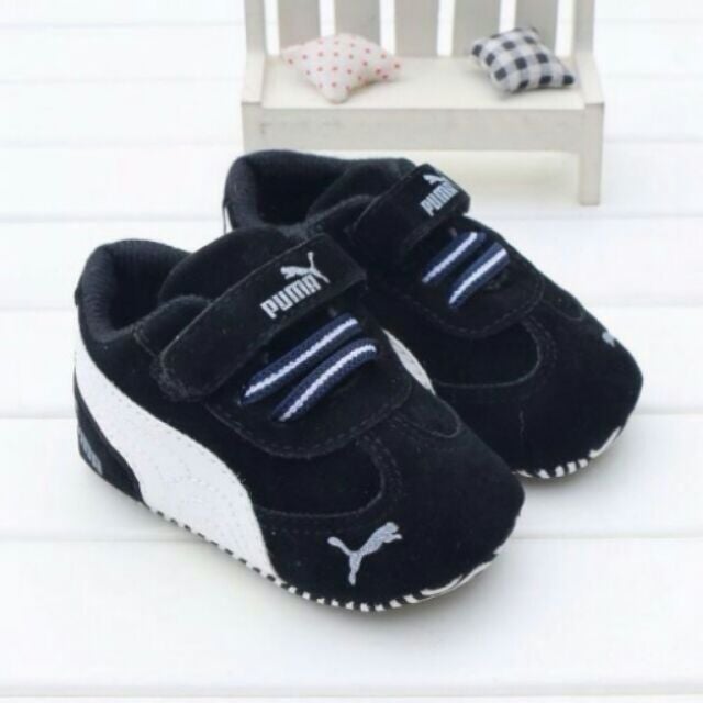 kasut raya baby pum black