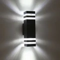 5W Wall Pack Alluminum Light Rectangle Shaped LED Wall Lamp Double-Head Lamp