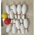 Large size white color bowling bottle ball children toy sports outdoor suzakoo
