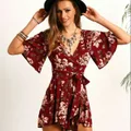 Floral Wrapped Playsuit