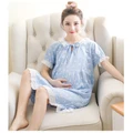 Pregnant Women Casual Clothes Maternity Dress Breast-Feeding Sleepwear Baju Mengandung Menyusu Lengan ??????? YF77-5