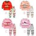 Cotton Baby Girls Cute Clothing Set Kids Cartoon Casual Pyjamas Set Clothes