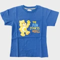 CARE BEARS Kids The Fun Starts Here T-shirt - Royal Blue