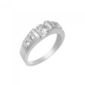 925 Genuine Silver Engagement Ring M1 - The Promise