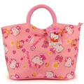 Hello Kitty Oxford cloth handbag