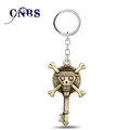 One Piece Luffy Keychain can Drop-shipping Metal Key Rings For Gift