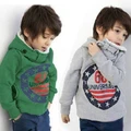 boys Sweatshirts Hoodies Number Painted Sweatshirt Infant Outwear