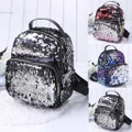 Ombre Sequins Stylish Zipper-Up Backpacks