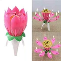 Musical Lotus flower birthday candle