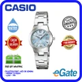 Casio LTP-1241D-2AV Women'S Light Blue Dial Date Display Analog Original Watch