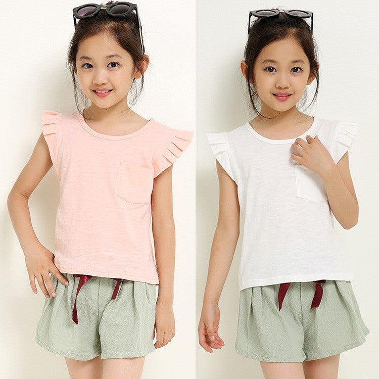 (20RM free shipping) Baby Girls clothing Short Sleeves Coat + Skirt 2 Pieces Girl Set /Kids suit