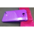 Mercury Color Jelly Samsung Galaxy Note Soft Back Case Cover Casing (Purple)