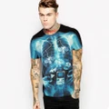 Skeleton 3D T-Shirt Casual Sleeve Short Sleeve Round Collar T-shirt