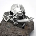 Men's Titanium Steel Skull Ring