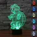 Funny Turtle 3D Night Light 7 Colors Gradient Tortoise USB LED Table Lamp