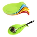 Creative Kitchen Tool Food-grade Silicone Placemat Spoon Pad Holder 3Pcs/set