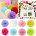 Colorful Faddish Home Hanging Tissue Paper Pom Lantern Flower Balls