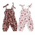 ???KIDSUP???Summer Kids Baby Girls Clothes Floral Jumpsuit Romper Playsuit Outfits