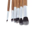 6pcs Bamboo Professional Eyeshadow Makeup Cosmetic Tool Kabuki Eye Brush Set