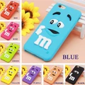 M&M Chocolate Candy Silicone Soft Case for Apple iPhone 6,6S