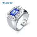Pinannie Swarovski Crystal Couple Ring for Men and Rings for Women Cincin Perempuan Battu Lelaki
