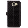 Leather Lattice Diamond Full-Protect Case Cover For Samsung Galaxy A5 A510