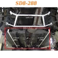 ULTRA RACING 8-Point Side LowerBar:HONDA ACCORD CM5 V6 3.0 '03/2.4 '05 [SD8-288]