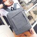 15.6 inch Korean square pattern laptop backpack
