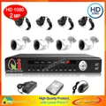 Qi Tech CCTV 4-CH HD DVR Recorder with Infra Red BULLET Camera (White)