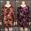 Floral Long blouse Lycra Rm14