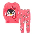 2pcs Cute Baby Girl Kids Tops+Pants Sleepwear Nightwear Pajama Pj's Set